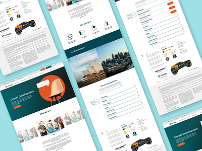 Career Page Vantage Markets 3d animation graphic design marketing dashboad ui