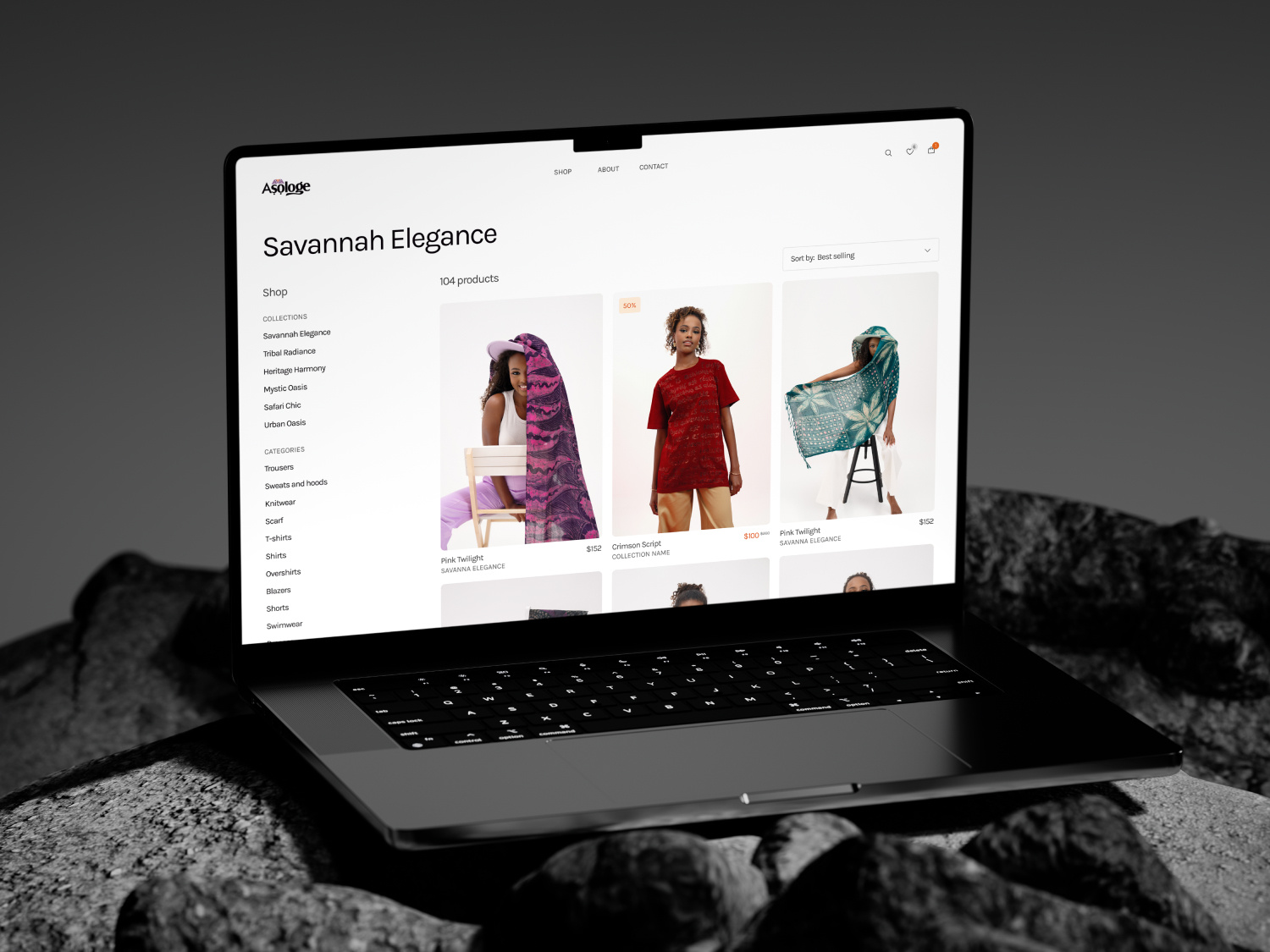 Example of Ecommerce Website Design