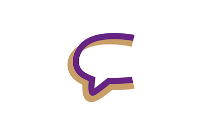 Letter C Chat Logo for sale chat letter c podcast quote speak speaking talk talking