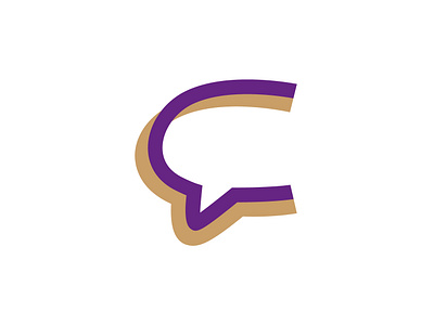 Letter C Chat Logo for sale chat letter c podcast quote speak speaking talk talking