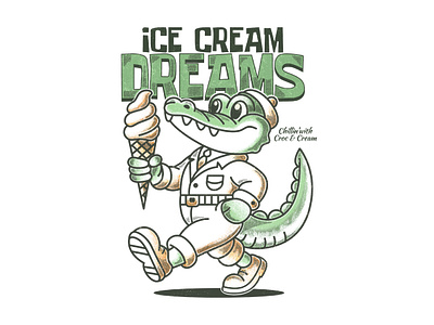 Crog & Cream art branding cartoon character design characterdesign characters classic cream crog crog art crog cartoon crog illustration cute art cute illustration design fun illustration retro retro cartoon vintage