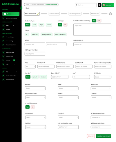 Financial Software Dashboard app dashboard branding design finance dashboard financial software dashboard ui ux