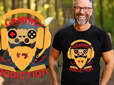 Gaming T-shirt Design clothing game zone gaming gaming illustration gaming sweatshirt gaming t shirt graphic design t shirt t shirt design typography typography gaming design typography t shirt typography t shirt design