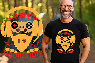 Gaming T-shirt Design clothing game zone gaming gaming illustration gaming sweatshirt gaming t shirt graphic design t shirt t shirt design typography typography gaming design typography t shirt typography t shirt design