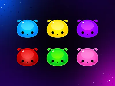 Beat Smash 3D: Aliens alien character cute game game character game icon game item game ui icon illustration item monster music game object piano piano game piano tiles ui uiux virus