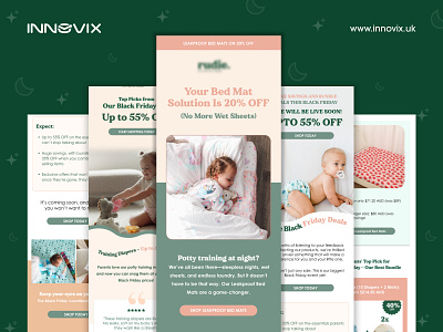 Baby Care Product Email Design baby dipper babycare black friday email email design email template