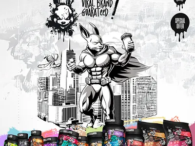 Get your own viral brand. 3dimages branding packaging sports supplements webdesign