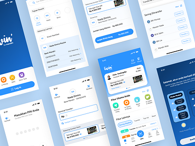 Livin' by Mandiri Mobile Banking App app design finance mobile app product ui ux