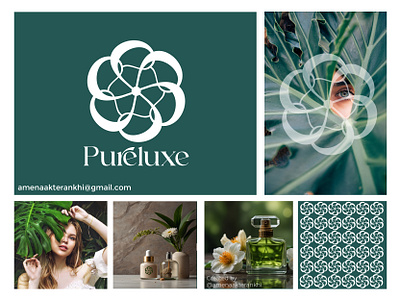 Logo Design for Luxe Cosmetics amena akter ankhi brand identity logo dribbbleshots logo