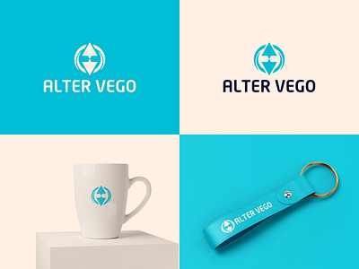 Alter Vego Company Logo apps icon brand identity brand logo branding business logo company logo creative logo design designer icon logo logo design logo designer logo idea professional logo symbol