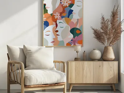 Facing The Flowers good vibes graphic design