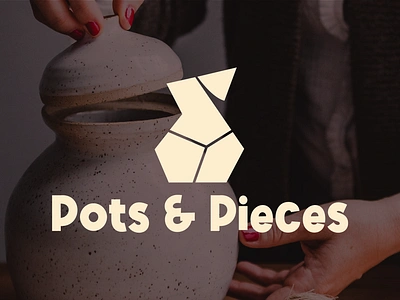 Pots & Pieces - Logo Design brand consulting branding clay design graphic design illustration logo pots branding pottery branding social media design vector