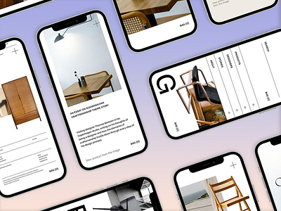 App design: Minimalist Furniture Catalog Mobile Design app design branding clean layout digital retail e commerce furniture catalog interactive design minimalist mobile design mobile interface mobile navigation mobile shopping online shopping product catalog product showcase responsive design scandinavian design ui design user experience visual identity