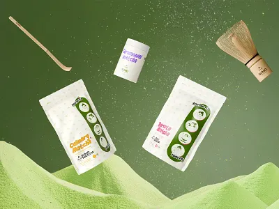 Suma Matcha branding graphic design illustration logo packaging design social media