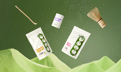 Suma Matcha branding graphic design illustration logo packaging design social media