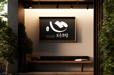 Sushi Restaurant Branding Design black brand identity branding dining graphic design illustration japanese korean logo modern restaurant sushi traditional