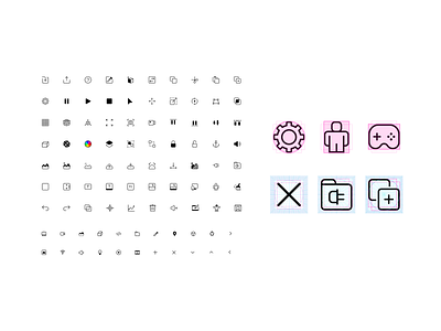 Roblox Studio Icon Redesign icon grid iconography icons ui