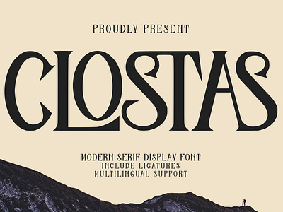 Clostas Modern Serif Display Font animation awesome branding font fonts graphic design logo nostalgic serif font serif vintage