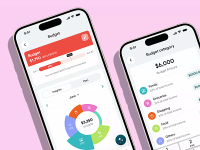 Digital Banking App Set Budget Setting Screen Design I Swiftt appdesign branding designconcept digitalbanking digitalfinance fintechapp mobilebanking uiuxdesign