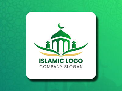 Islamic logo design branding graphic design green logo islamic logo logo logo design modern logo mosque logo motion graphics ui