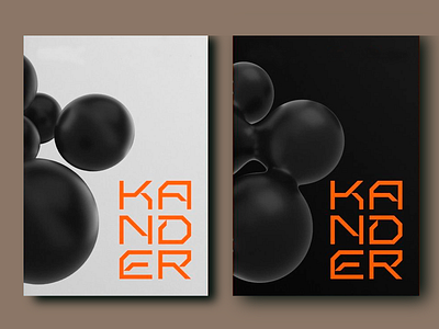 Kander - Engineering Company Logo branding building company logo constraction contractor creative design engineering firm logo gradient graphic design industrial industry logo machinery manufacture modern property real estate technology