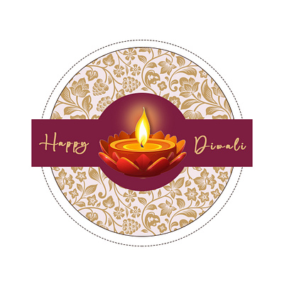 HAPPY DIWALI STICKER design dipavali diwali gift sticker festival graphic design greetings happy diwali happy diwali sticker idea photoshop sticker