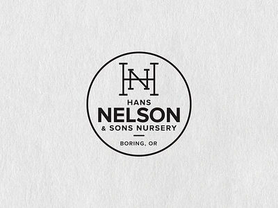 Hans Nelson Logo Before and After before and after logo beforeandafter logo logo design logo inspiration logo inspirations logoredesigner oregon design pacific northwest design