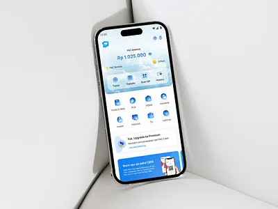 E-Wallet Mobile App - Homepage Balance branding design finance app fintech fintech app mobileapp ui uidesigner uikit uiux userexperience uxresearch