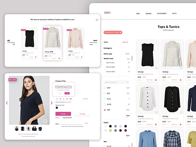 Smart RQ Assistant AI. ai clothing ecommerce fashion shopping textile ui ux webpage website