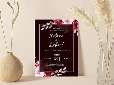 Velvet Touch shiny invitation paper