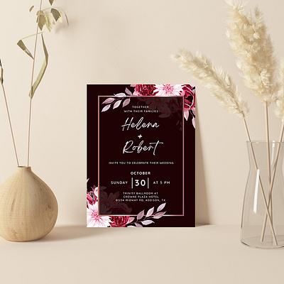 Velvet Touch shiny invitation paper