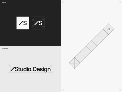 Brand Identity | Next-Gen Site Builder, Studio.Design [2/6] brand identity branding design illustration logo minimalist typography vector visual identity webdesign