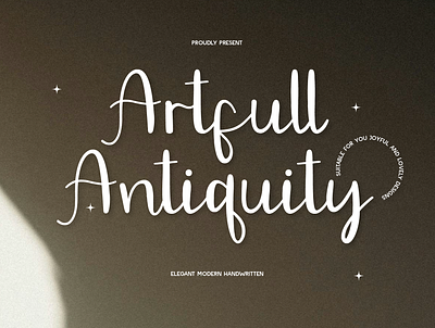 Artfull Antiquity - Elegant Modern Script Handwritten| Free Font beauty branding casual chic design elegant fashion font free font graphic design handwritten illustration logo modern script typeface typography ui