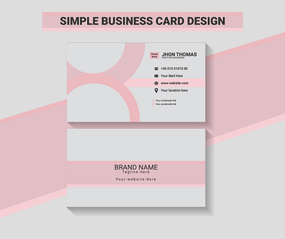 Professional Business Card Design business card card id card