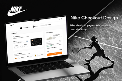 Nike Checkout Page Design 🛒👟 100daysofui checkoutpage dailyui dailyui02 dailyuichallenge designchallenge ecommerce paymentpage uichallenge uidesign uxdesign webdesign