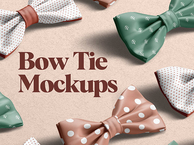 Bow Tie Mockups bow bow tie mockups bowtie butterfly classic dress dress code elegant fabric formalwear men mokcup shirt smoking suit tie uniform wedding