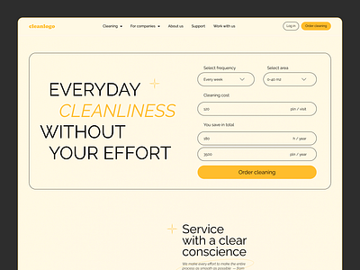 Home screen design | cleaning service | UI UX brand clean cleandesign cleaningservice mainscreen minimaldesign productdesign ui uidesign ux visual visualidentity