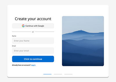 Create an account | Sign Up | Log-In Page | design graphic design illustration ui ux