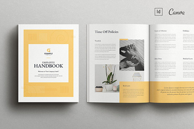 Employee Handbook Template a4 brochure brochure layout brochure template design employee employee handbook employee handbook template employee magazine employee recruiting handbook landscape magazine portfolio portfolio template portrait proposal proposal template size us letter