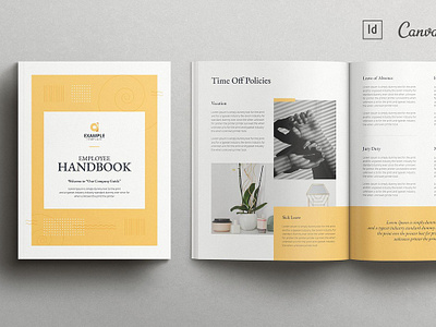 Employee Handbook Template a4 brochure brochure layout brochure template design employee employee handbook employee handbook template employee magazine employee recruiting handbook landscape magazine portfolio portfolio template portrait proposal proposal template size us letter