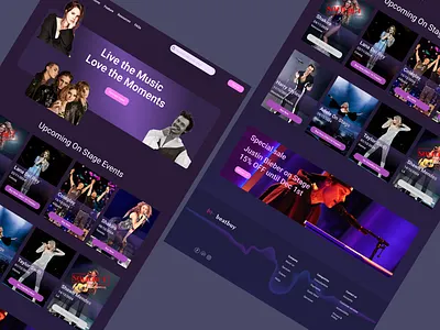 BeatBuy concert ticket website UI design branding motion graphics ui