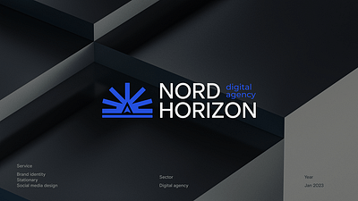 Nord Horizon Logo Design branding graphic design logo