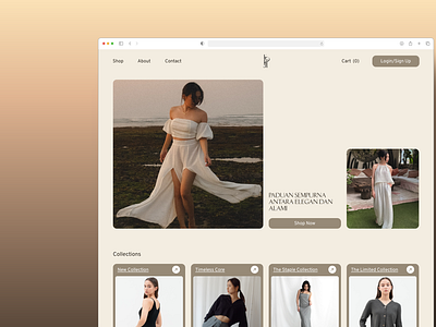 Kohj - Fashion Website design exploration fashion figma ui uiux ux