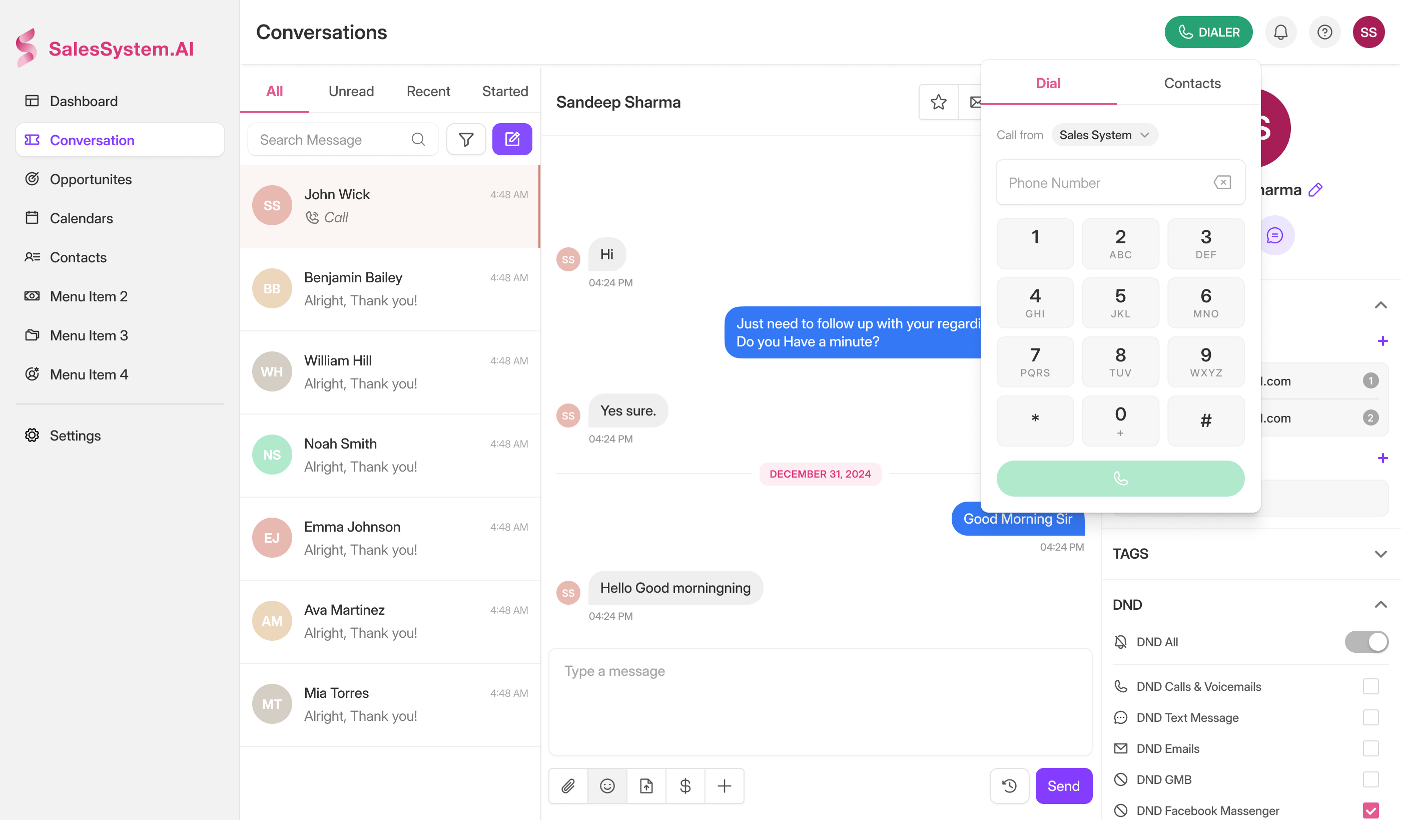 Example of Dashboard Design