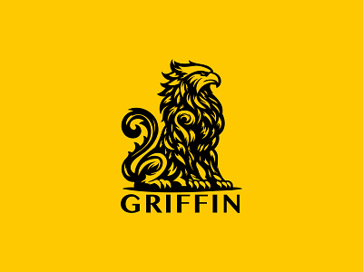 Griffin Logo agency aggressive alcon logo america black branding company flight flying freedom graphic design griffin branding griffin logo griffin sale outdoor strong tail ui ux vector wing