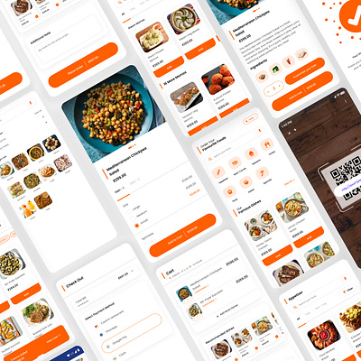 Restaurant Ordering System branding dailyuichallenge design illustration logo mobileapp typography ui uiux ux vector