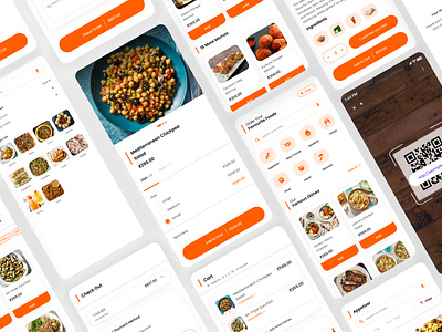 Restaurant Ordering System branding dailyuichallenge design illustration logo mobileapp typography ui uiux ux vector