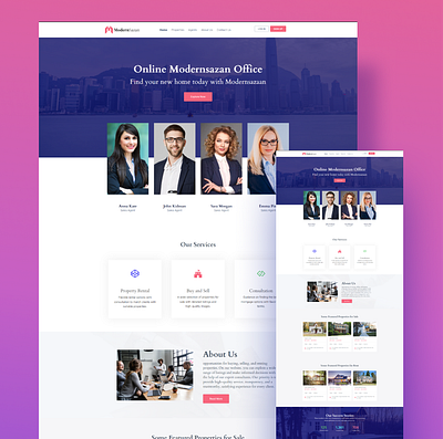 Real Estate Website Theme agents auto layout branding design design services development fignma logo prototyping real estate responsive ui ux uxui web design website wordpress