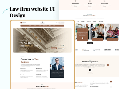 Law Firm Website UI Design for Legal Services lawfirmui lawfirmwebsitedesign legalindustrydesign legalservicesui legalui professionalwebsitedesign ui webdesign webdesignforlaw