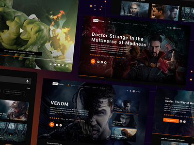 Film Frenzy (OTT Platform Website) dailyuichallenge design logo ott ottplatform typography ui uidesign ux website wedesign